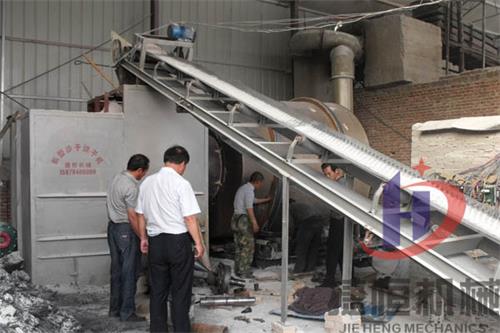 捷恒沙子烘幹機現場圖