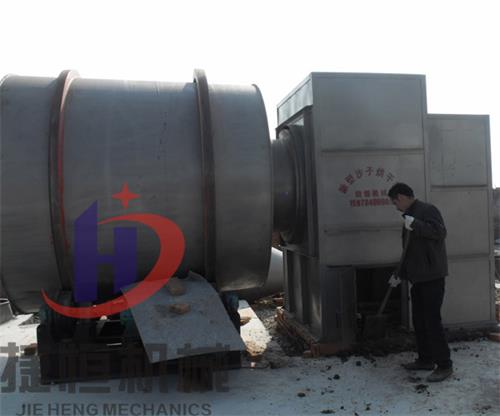 捷恒沙子烘幹機現場圖