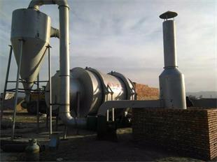 河沙烘幹機現場