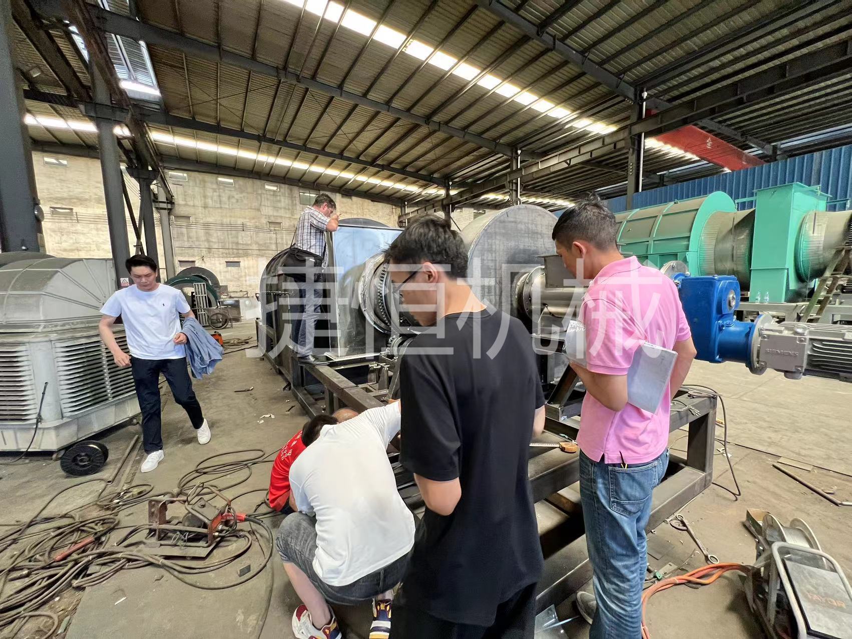 炭化機轉動誤差檢測