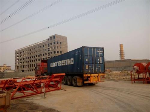 6210沙子烘幹(gàn)機裝車(chē)出口