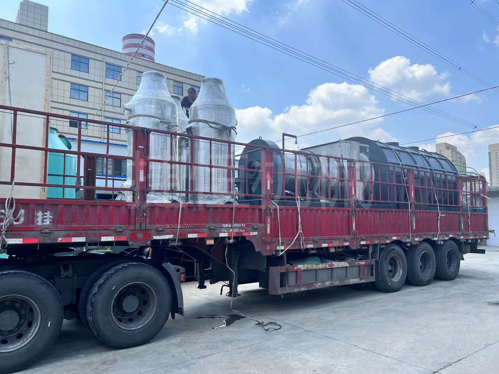 芬蘭客戶訂(dìng)購炭化機，發(fā)貨即将完成